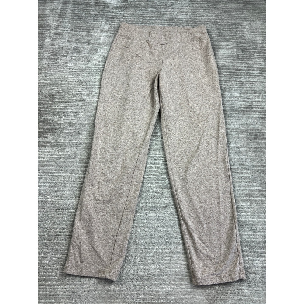 Ruby Rd Pants Womens S Tan 30100 Straight Leg Pull On Stretch Heathered Comfort